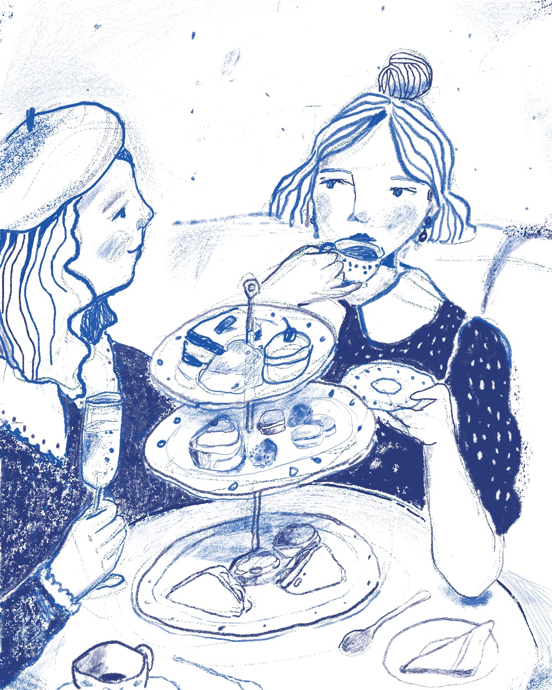 ladies-who-brunch-illustration-elizadrawstheline-eliza-brown-illustration
