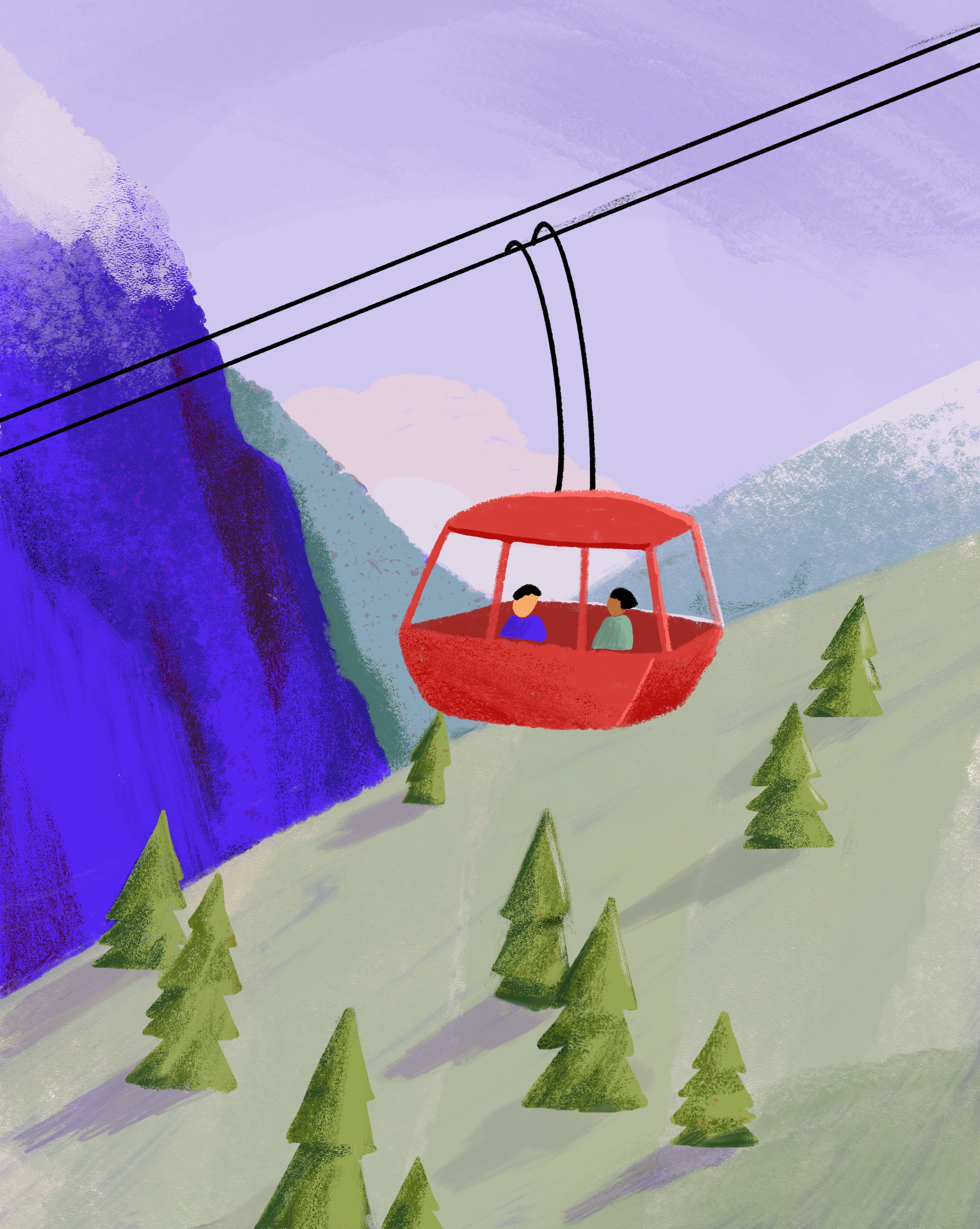 c-for-cable-car-the-alphabet-of-travel-elizadrawstheline