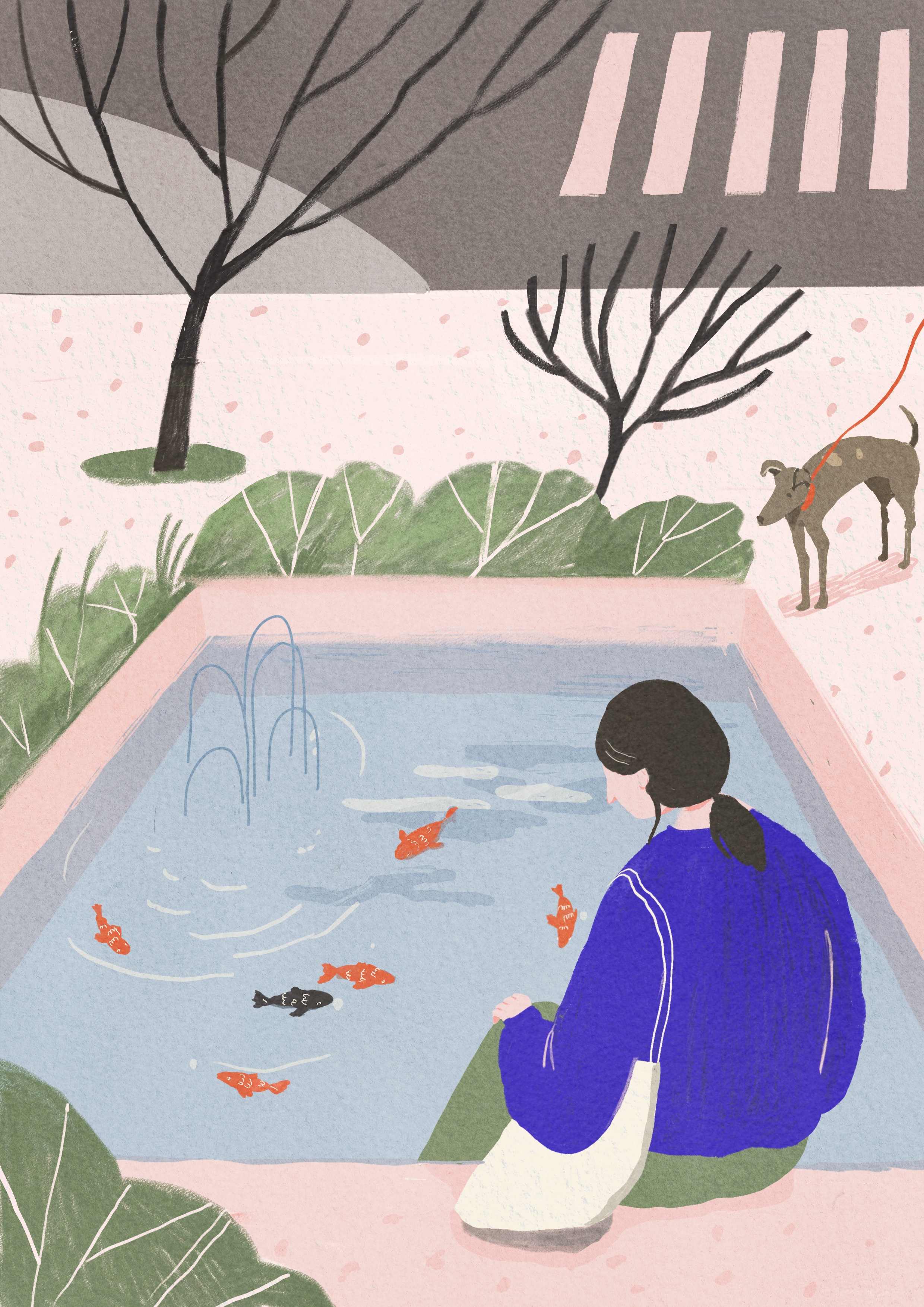 moment-of-peace-at-the-pond-elizadrawstheline-eliza-brown-illustration
